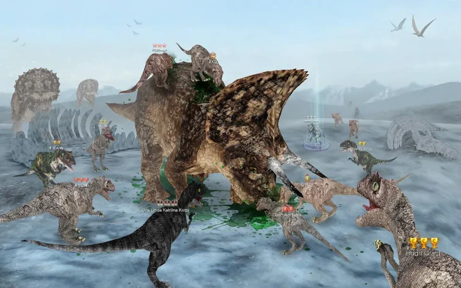Dinos Online (Динос Онлайн) [МОД: Меню, Бесконечные монеты и Открытые уровни] Screenshot 4