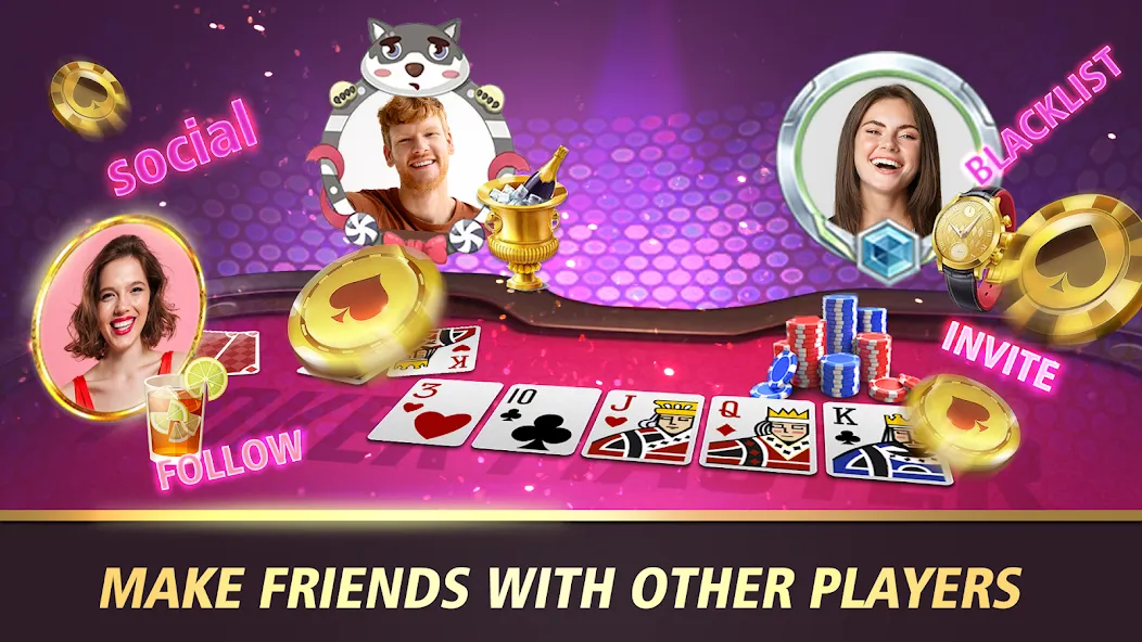 Poker Master Texas Holdem 2024 (Покер Мастер) [МОД: Много монет, Открытые уровни и Мега MOD] Screenshot 1