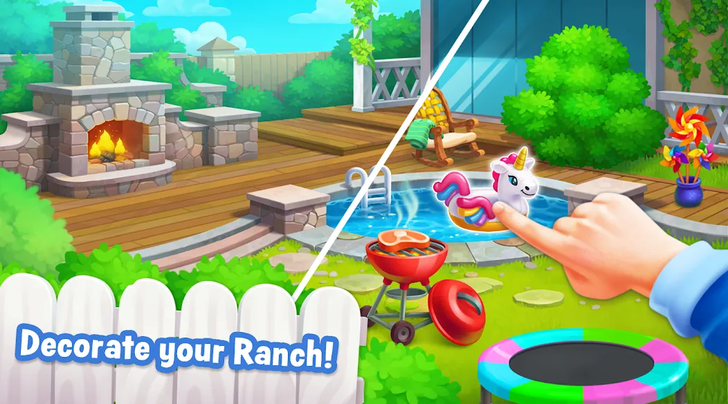 Ranch Adventures: Amazing Matc [МОД: Деньги, Монеты и Меню MOD] Screenshot 1