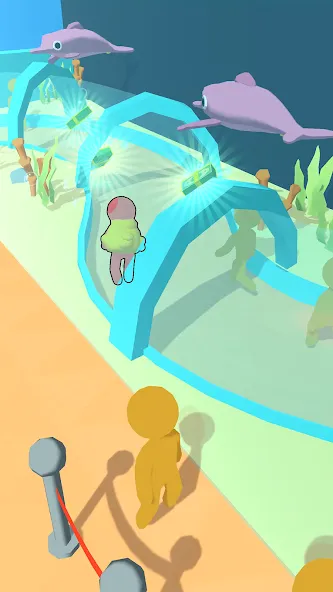 Aquarium Land - Fishbowl World (Аквариум Лэнд) [МОД: Меню, Бесконечные монеты и Открытые уровни] Screenshot 3