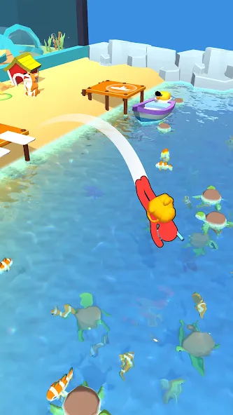 Aquarium Land - Fishbowl World (Аквариум Лэнд) [МОД: Меню, Бесконечные монеты и Открытые уровни] Screenshot 4