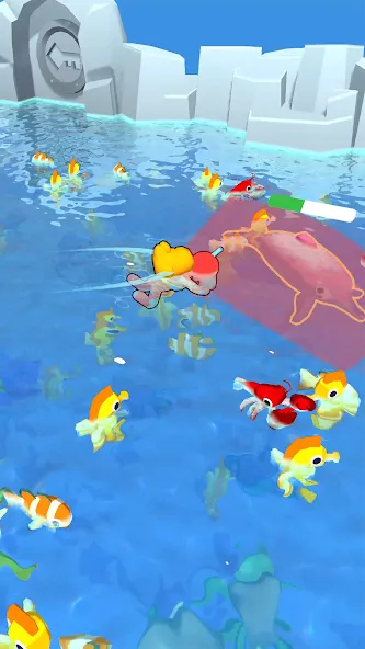 Aquarium Land - Fishbowl World (Аквариум Лэнд) [МОД: Меню, Бесконечные монеты и Открытые уровни] Screenshot 5