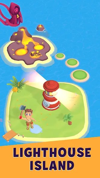 Lighthouse Island (Лайтхаус айленд) [МОД: Бесконечные деньги, Монеты и Мега MOD] Screenshot 1