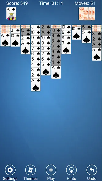 Spider Solitaire [МОД: Бесконечные деньги, Монеты и Мега MOD] Screenshot 5