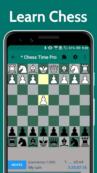 Chess Time - Multiplayer Chess (Чесс Тайм) [МОД: Все открыто, Дополнительные деньги и Меню MOD] Screenshot 1