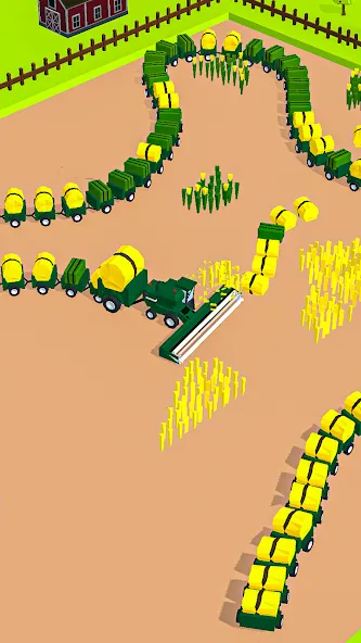 Harvest.io – 3D Farming Arcade [МОД: Меню, Бесконечные монеты и Открытые уровни] Screenshot 5