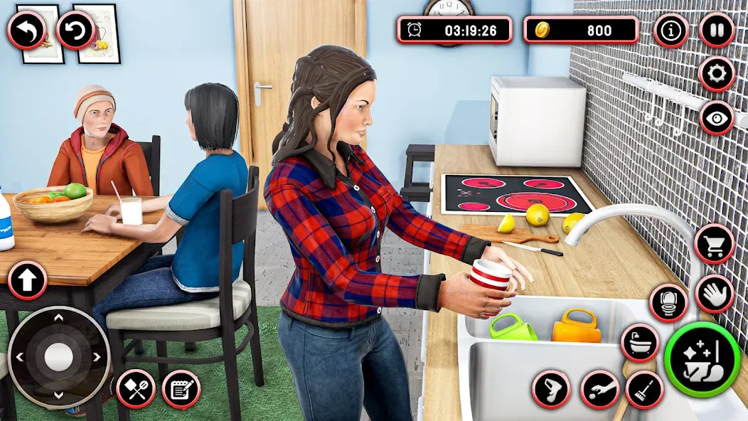 Mom Simulator & Mom Games [МОД: Все открыто, Дополнительные деньги и Меню MOD] Screenshot 1