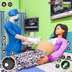 Скачать Pregnant Mom Simulator Games [МОД: Деньги, Монеты и Меню MOD] | Взлом Pregnant Mom Simulator Games на Андроид