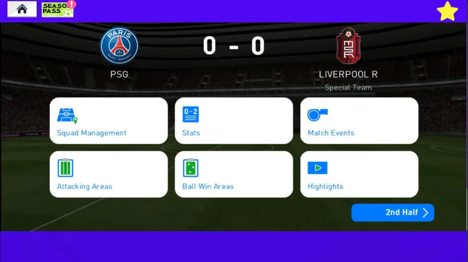 PESfOOTBALL MOBILE 2023 (ПЕСФУТБОЛ МОБИЛЬНАЯ 2023) [МОД: Бесконечные деньги, Монеты и Мега MOD] Screenshot 2