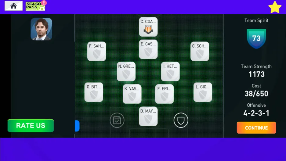 PESfOOTBALL MOBILE 2023 (ПЕСФУТБОЛ МОБИЛЬНАЯ 2023) [МОД: Бесконечные деньги, Монеты и Мега MOD] Screenshot 3