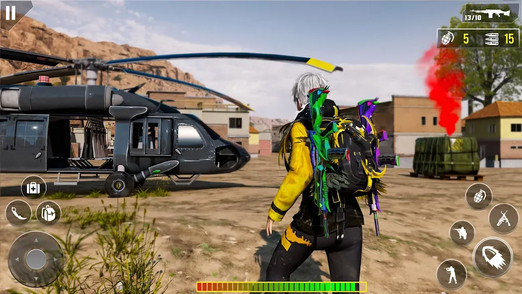 Gun Shooting Games Fps Offline [МОД: Меню, Бесконечные монеты и Открытые уровни] Screenshot 3