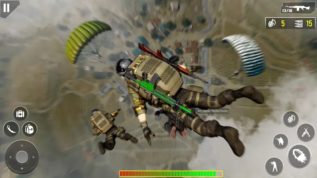 Gun Shooting Games Fps Offline [МОД: Меню, Бесконечные монеты и Открытые уровни] Screenshot 4