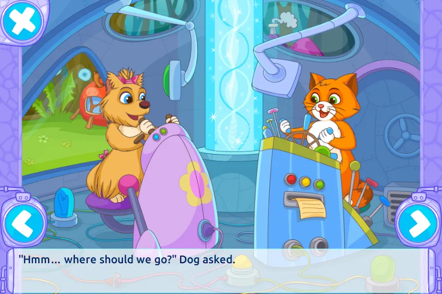 Cat & Dog Story Adventure Game [МОД: Все открыто, Дополнительные деньги и Меню MOD] Screenshot 1