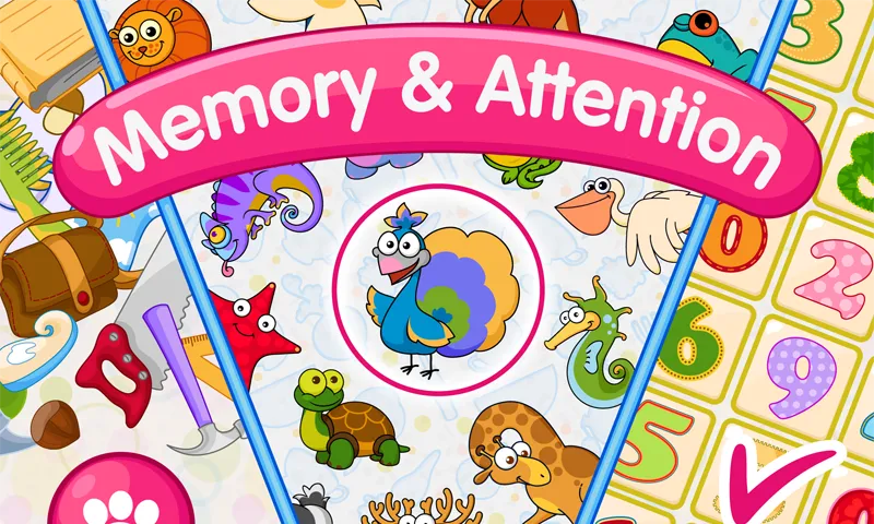 Memory & Attention Training [МОД: Много монет, Открытые уровни и Мега MOD] Screenshot 1