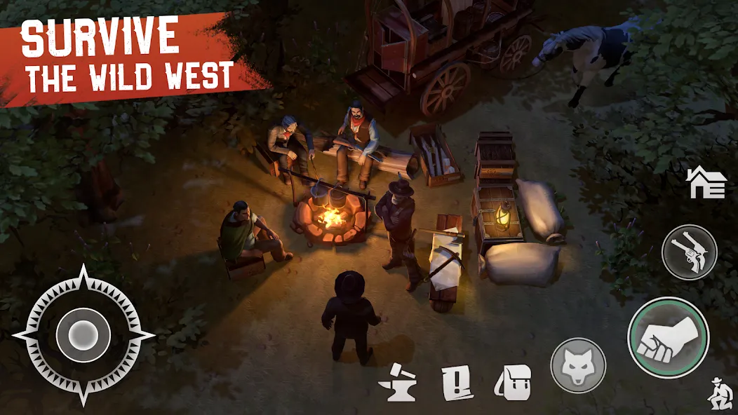 Westland Survival: Cowboy Game (Вестланд Сурвайвал) [МОД: Много монет, Открытые уровни и Мега MOD] Screenshot 3