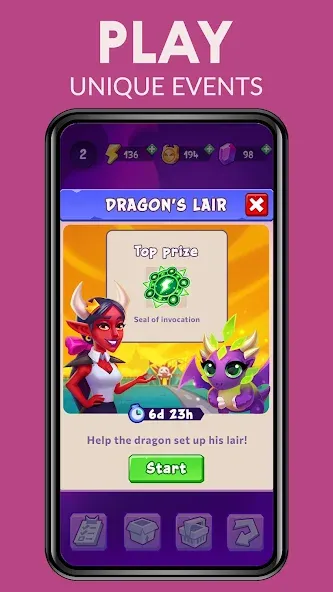 Hell Merge (Хелл Мердж) [МОД: Много денег, Монет и Все открыто] Screenshot 3