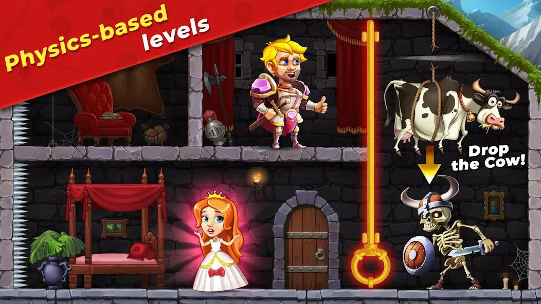 Mr. Knight: Pin Puzzles [МОД: Все открыто, Дополнительные деньги и Меню MOD] Screenshot 5