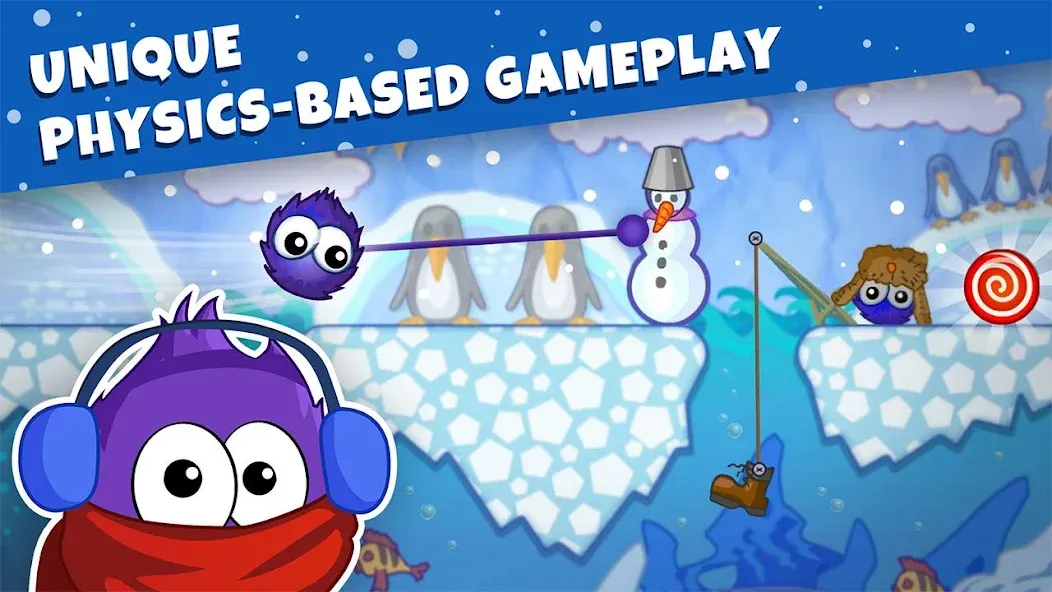 Catch the Candy: Winter Story! [МОД: Меню, Бесконечные монеты и Открытые уровни] Screenshot 2