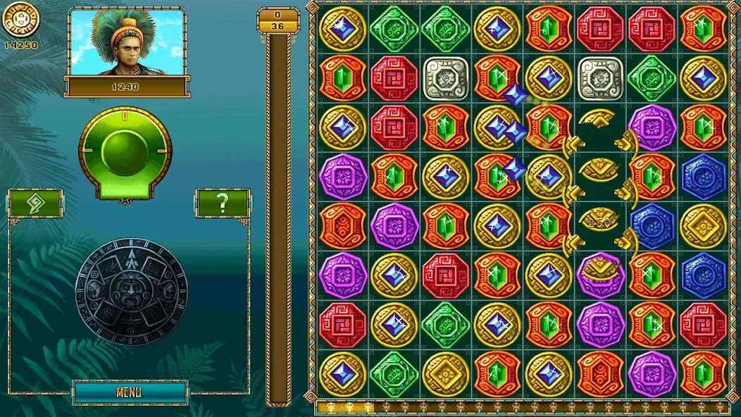 Treasure of Montezuma－wonder 3 [МОД: Все открыто, Дополнительные деньги и Меню MOD] Screenshot 1