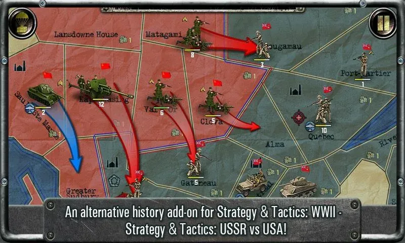 Strategy & Tactics－USSR vs USA [МОД: Все открыто, Дополнительные деньги и Меню MOD] Screenshot 1