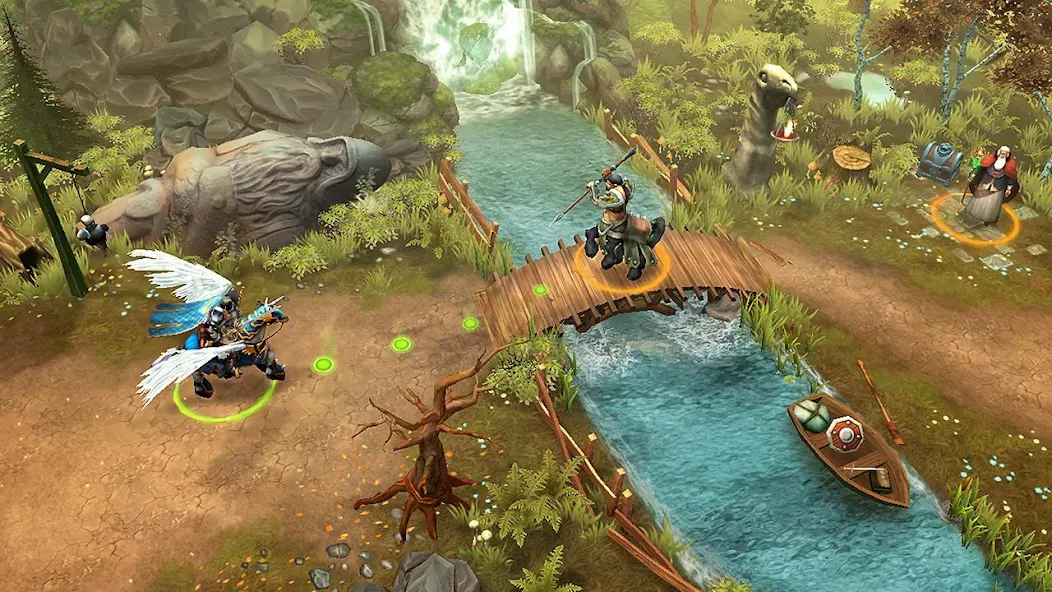 Heroes of Discord: Offline RPG [МОД: Много денег, Монет и Все открыто] Screenshot 1