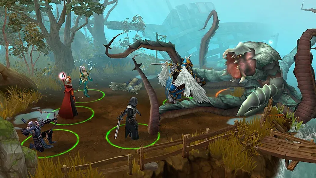 Heroes of Discord: Offline RPG [МОД: Много денег, Монет и Все открыто] Screenshot 2