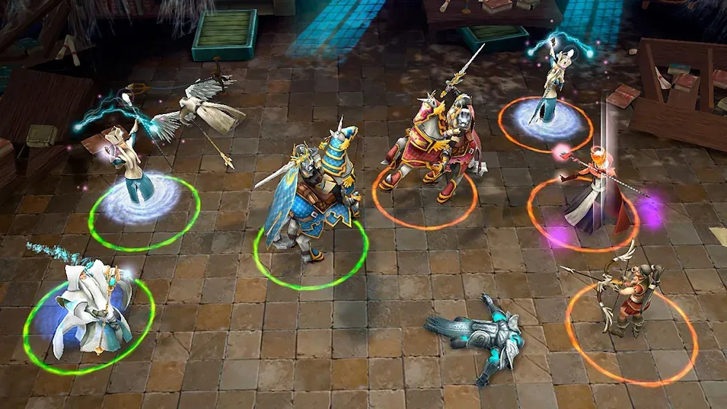 Heroes of Discord: Offline RPG [МОД: Много денег, Монет и Все открыто] Screenshot 4