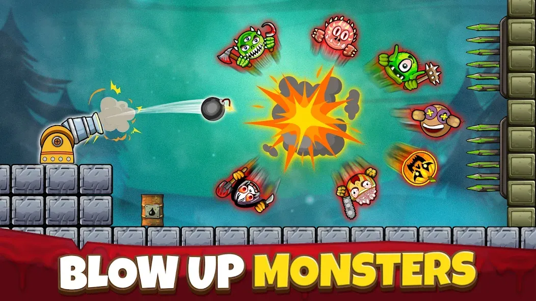 Crush the Monsters：Foul Puzzle [МОД: Много монет, Открытые уровни и Мега MOD] Screenshot 1