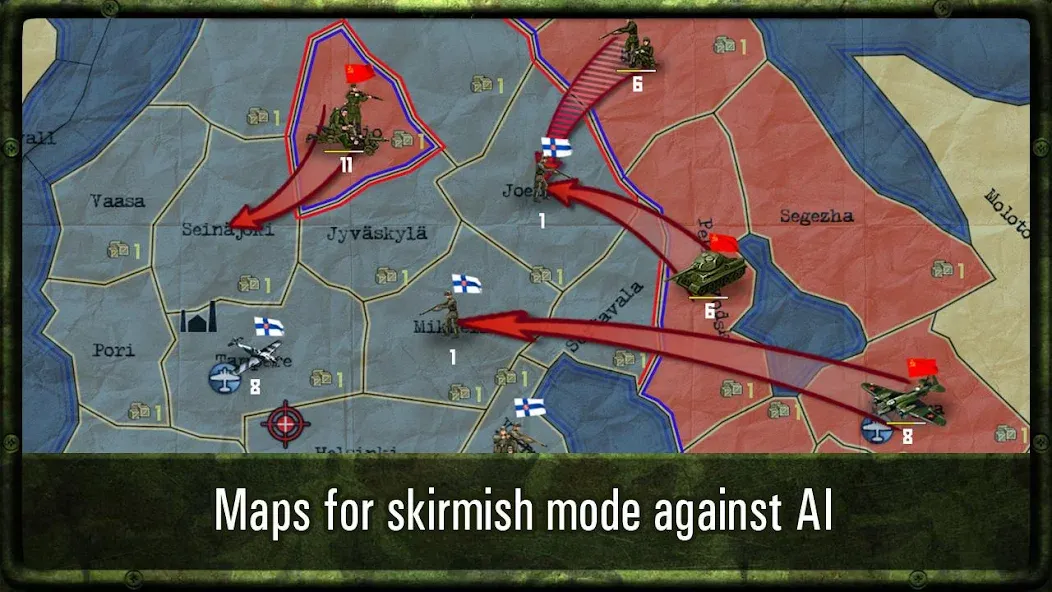 Strategy & Tactics: WW2 [МОД: Много денег, Монет и Все открыто] Screenshot 5