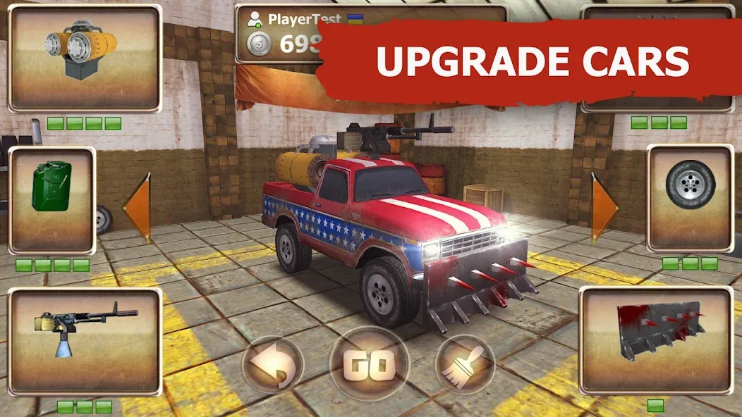 Zombie Derby (Зомби Дерби) [МОД: Деньги, Монеты и Меню MOD] Screenshot 2