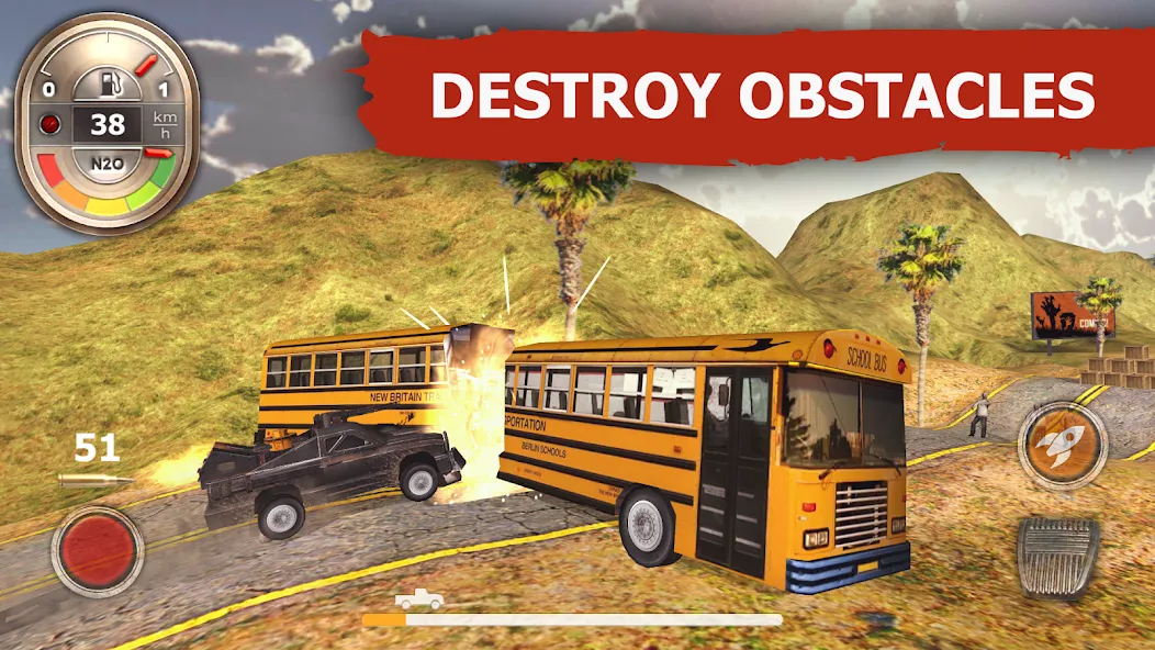 Zombie Derby (Зомби Дерби) [МОД: Деньги, Монеты и Меню MOD] Screenshot 4