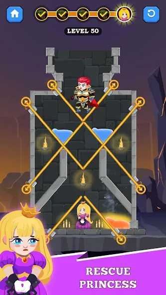 Hero Rescue (Герой Спасения) [МОД: Бесконечные деньги, Монеты и Мега MOD] Screenshot 3