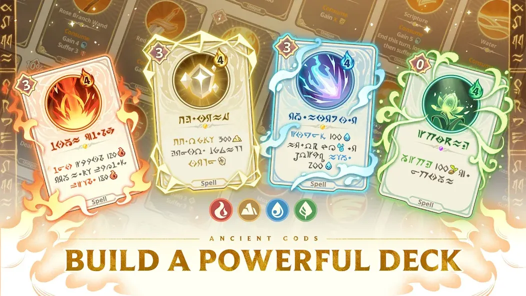 Ancient Gods: Card Battle RPG (Эншент Годс) [МОД: Много монет, Открытые уровни и Мега MOD] Screenshot 3