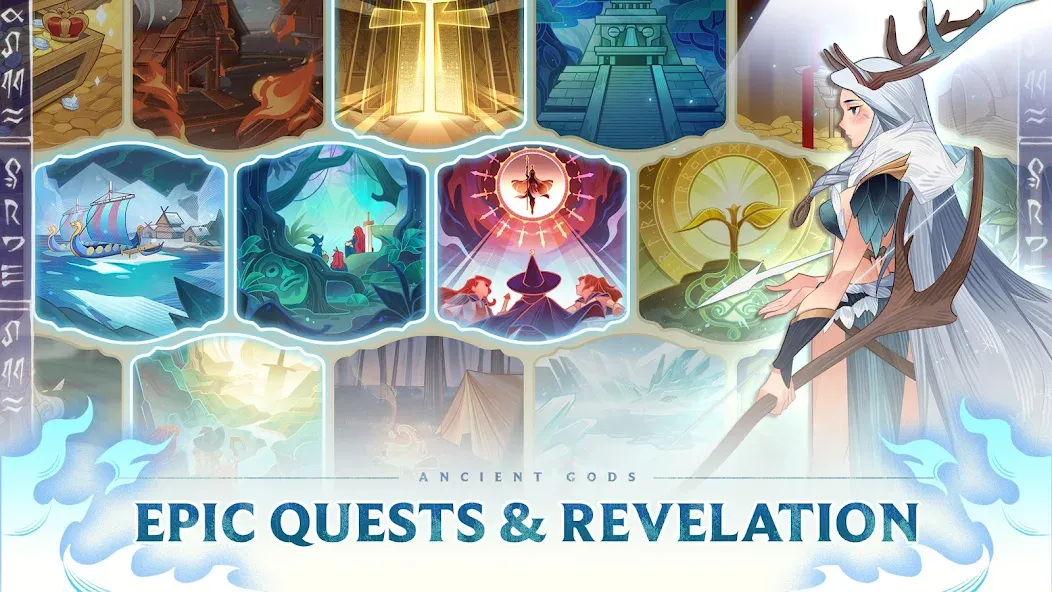 Ancient Gods: Card Battle RPG (Эншент Годс) [МОД: Много монет, Открытые уровни и Мега MOD] Screenshot 4