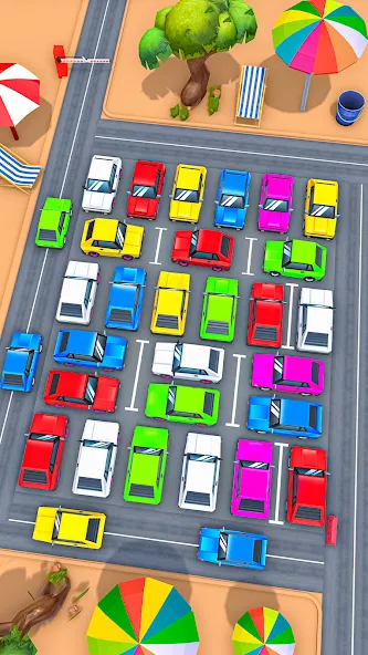 Traffic Jam Puzzle Games 3D [МОД: Меню, Бесконечные монеты и Открытые уровни] Screenshot 2