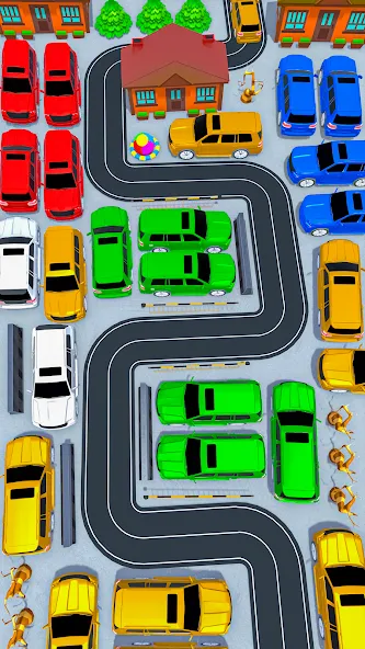 Traffic Jam Puzzle Games 3D [МОД: Меню, Бесконечные монеты и Открытые уровни] Screenshot 3