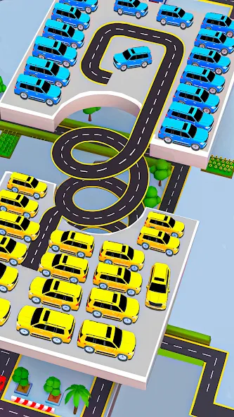 Traffic Jam Puzzle Games 3D [МОД: Меню, Бесконечные монеты и Открытые уровни] Screenshot 4