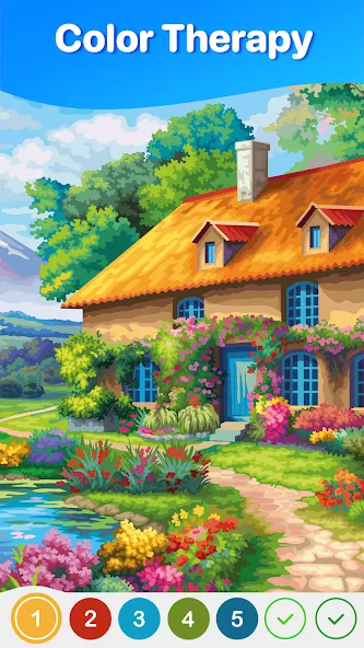 Hey Color Paint by Number Art [МОД: Много монет, Открытые уровни и Мега MOD] Screenshot 1