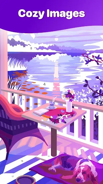 Hey Color Paint by Number Art [МОД: Много монет, Открытые уровни и Мега MOD] Screenshot 4