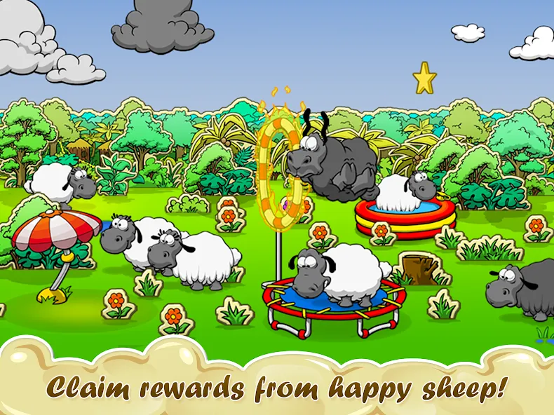 Clouds & Sheep [МОД: Меню, Бесконечные монеты и Открытые уровни] Screenshot 2