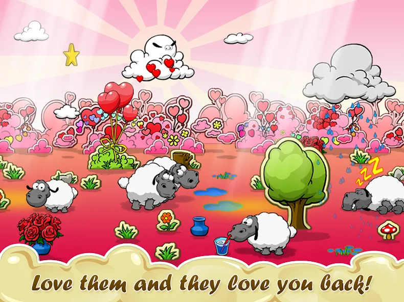 Clouds & Sheep [МОД: Меню, Бесконечные монеты и Открытые уровни] Screenshot 5