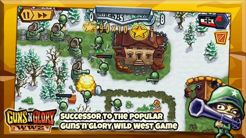 Guns'n'Glory WW2 [МОД: Деньги, Монеты и Меню MOD] Screenshot 1