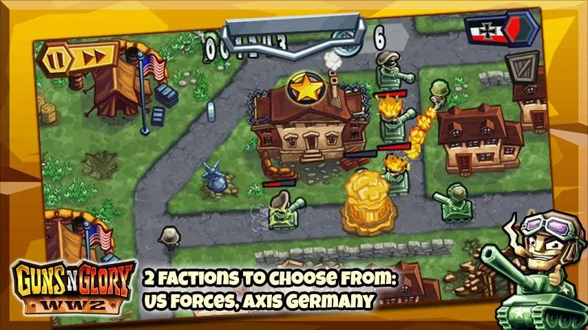 Guns'n'Glory WW2 [МОД: Деньги, Монеты и Меню MOD] Screenshot 2