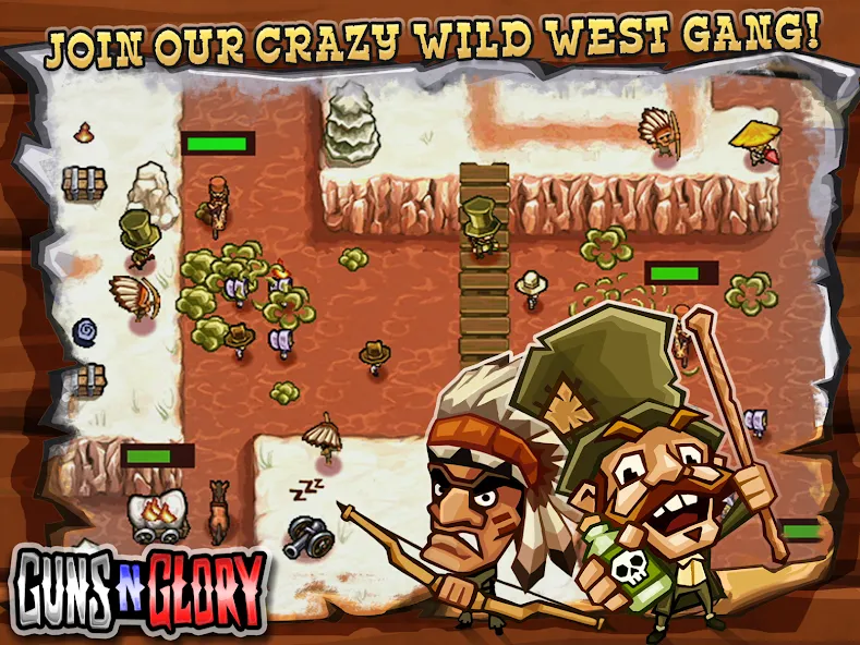 Guns'n'Glory [МОД: Много денег, Монет и Все открыто] Screenshot 2