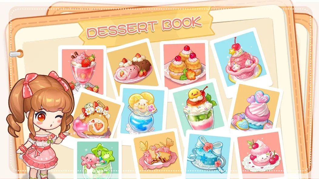 Happy Desserts！ [МОД: Бесконечные деньги, Монеты и Мега MOD] Screenshot 3