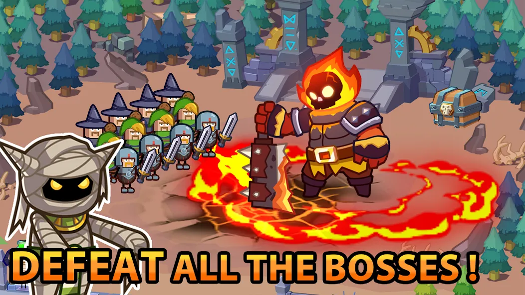 Hero Making Tycoon: Idle Games (Хиро Мейкинг Тайкун) [МОД: Много денег, Монет и Все открыто] Screenshot 2