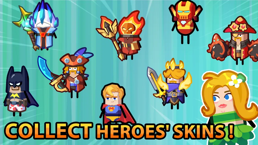 Hero Making Tycoon: Idle Games (Хиро Мейкинг Тайкун) [МОД: Много денег, Монет и Все открыто] Screenshot 4