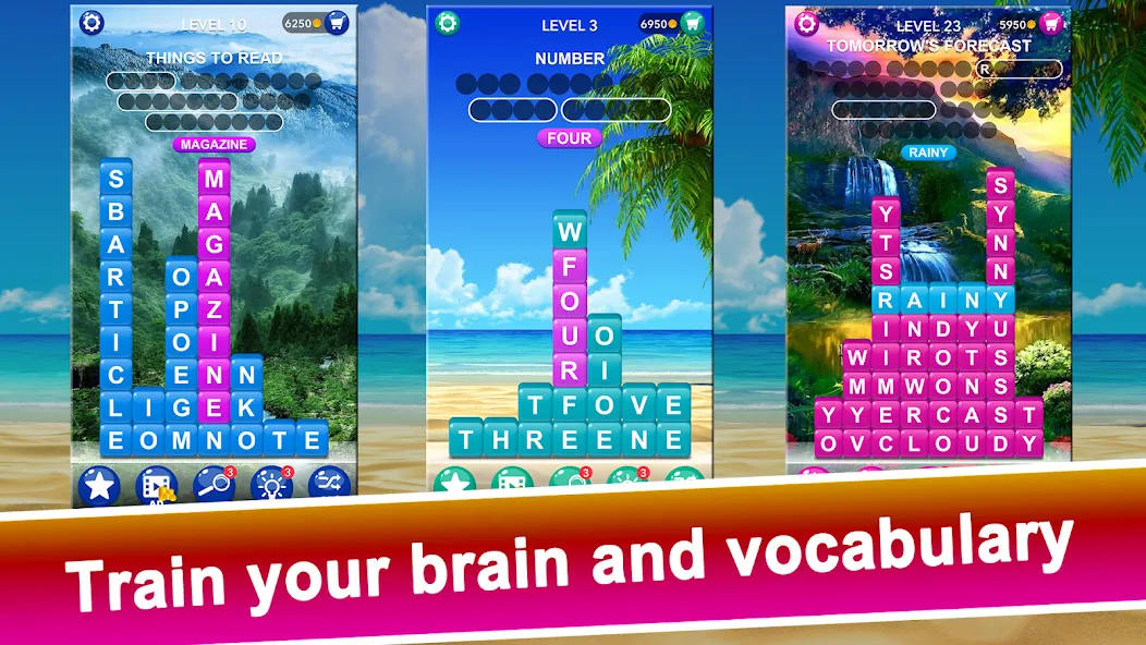 Word Tiles :Hidden Word Search [МОД: Много денег, Монет и Все открыто] Screenshot 4