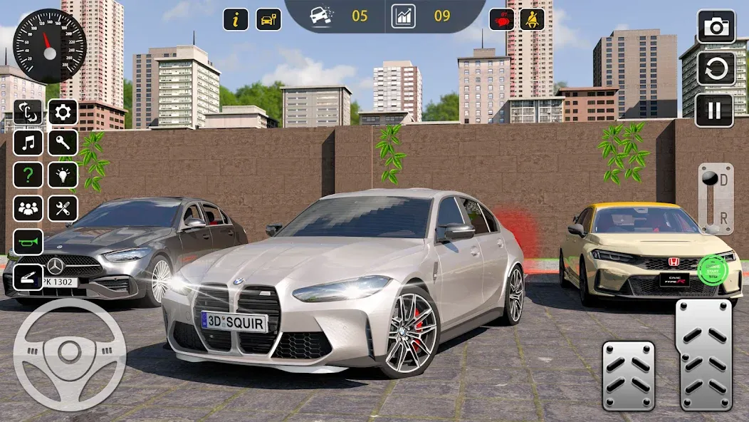 Super Car Parking 3d Games [МОД: Деньги, Монеты и Меню MOD] Screenshot 3