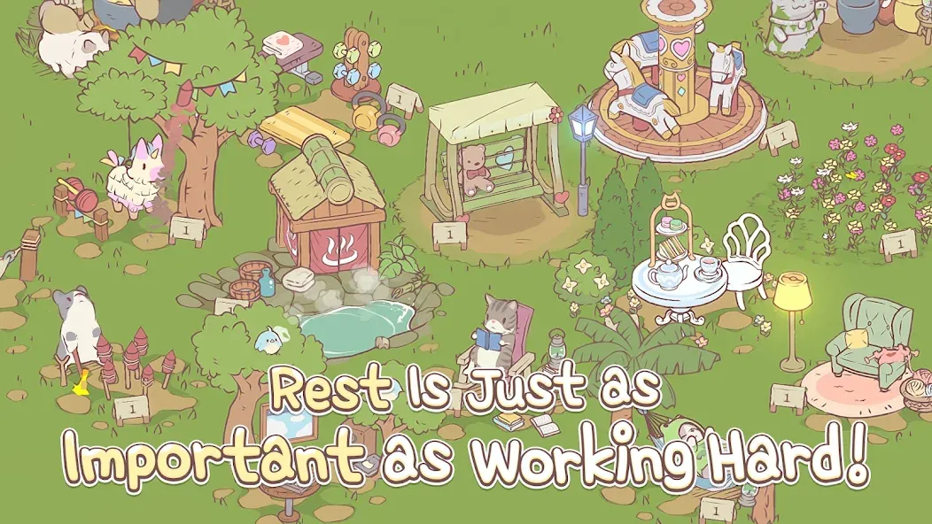 Cats & Soup - Cute Cat Game [МОД: Много денег, Монет и Все открыто] Screenshot 3